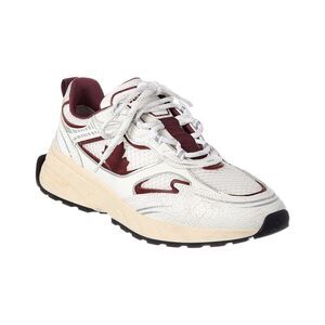 Dsquared2 Sprinter Leather & Mesh Sneaker, White
